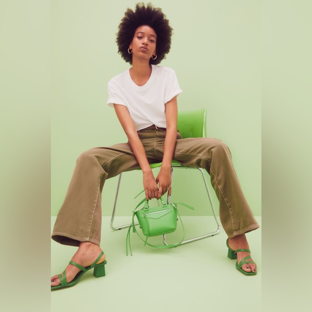 H&M Twill Wide Leg Cargo Pants
